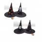 CAPPELLO STREGA C/RAGNATELA H.38XD.38CM EAN 8021029841759 INGROSSO CAPPELLI E CERCHIETTI HALLOWEEN
