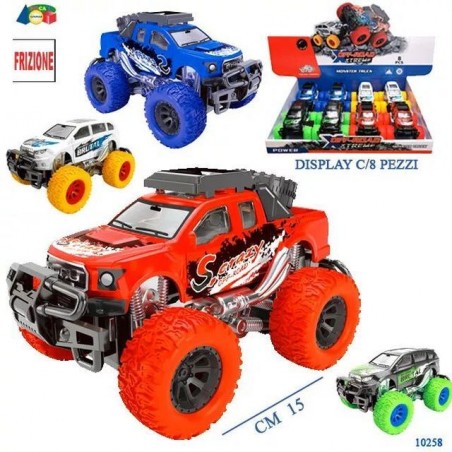 FUORISTRADA FRIZ. C/RUOTE COL. ASS EAN 8057438023264 INGROSSO MODELLINI AUTO A FRIZIONE