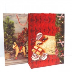 INGROSSO ARTICOLI NATALIZI BORSA CARTA GIG 72