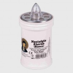 INGROSSO LUMINO NOSTALGIA ETERNA BIANCO 60GG EL. 8000061060380 CERI VOTIVI LUMINI E CERI