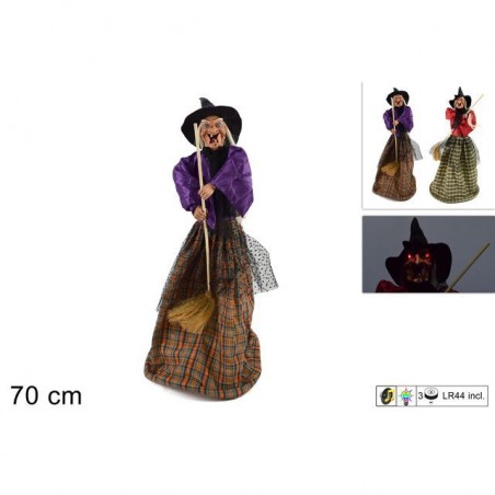 BEFANA 70CM C/LUCE E SUONO EAN 8027501535208 INGROSSO BEFANA