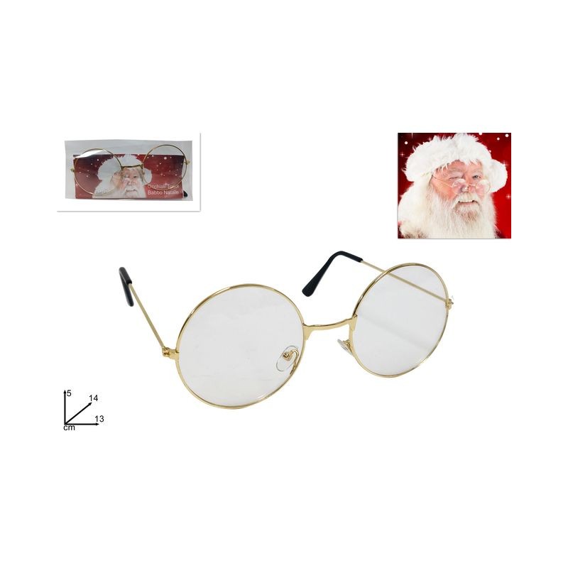 OCCHIALI BABBO NATALE EAN 8053482223452 INGROSSO COSTUME BABBO NATALE ADULTI