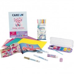 INGROSSO CARTOLERIA GIOTTO ART LAB CANDY COLLECTION 8000825061035 PENNARELLI MATITE COLORATE TEMPERE PENNARELLI