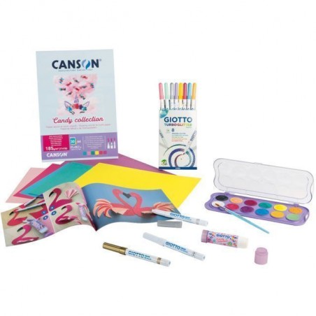 INGROSSO CARTOLERIA GIOTTO ART LAB CANDY COLLECTION 8000825061035 PENNARELLI MATITE COLORATE TEMPERE PENNARELLI