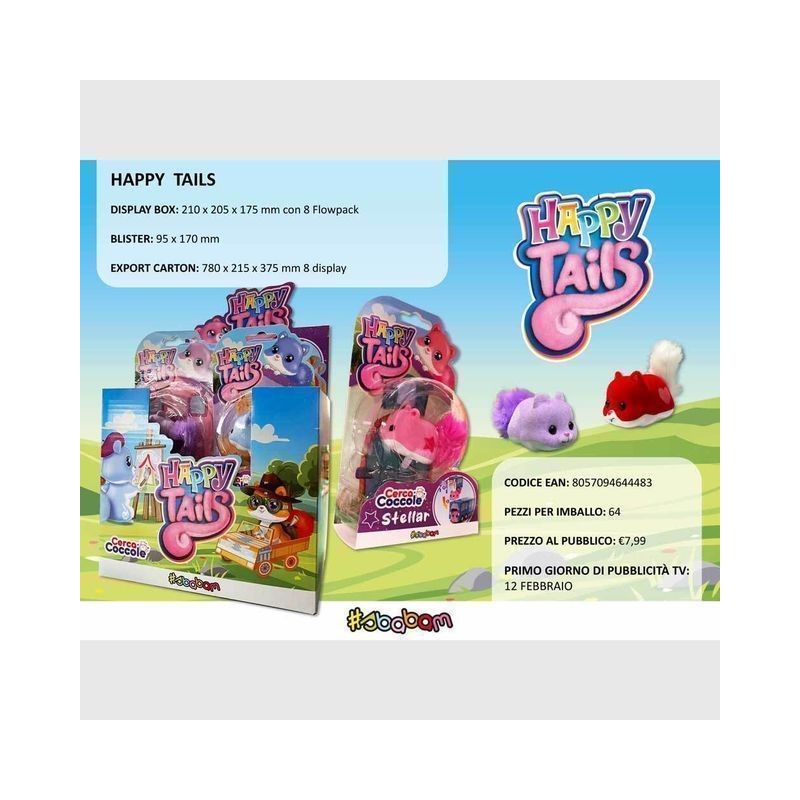 HAPPY TAILS SERIE 2 EAN 8057094649372 INGROSSO GIOCHI DA EDICOLA