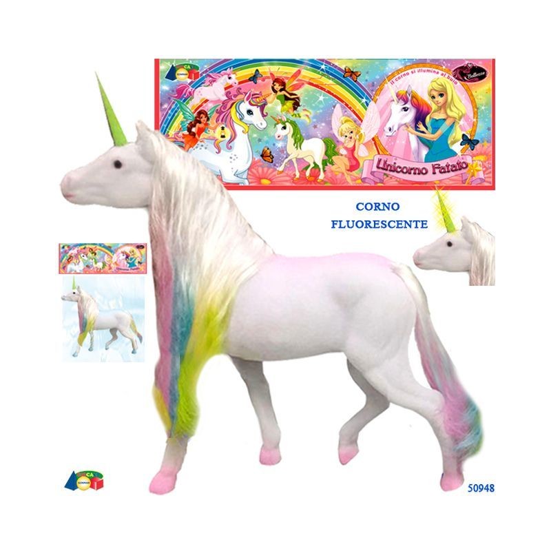 BUSTA UNICORNO CRINIERA ARCOBAL.CORNO FL EAN 8034094809883 INGROSSO BUSTE ANIMALI GIOCATTOLO