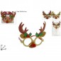 OCCHIALI RENNA 2ASS EAN 8053482134208 INGROSSO COSTUME BABBO NATALE ADULTI