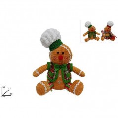 INGROSSO ARTICOLI DI NATALE OMINO MARZAPANE SEDUTO 2 ASS. 31 CM 8053482179131 DECORAZIONI NATALIZIE PUPAZZI E GNOMI NATALIZI