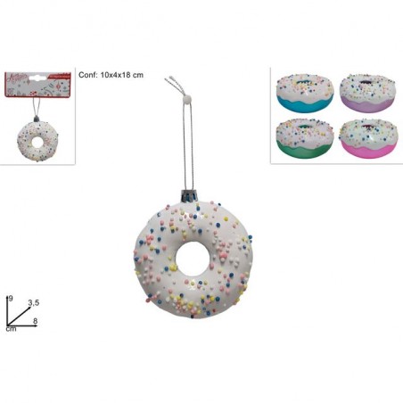 CIAMBELLA APPENDINO 9CM 4COL ASSORTITI EAN 8053482188867 INGROSSO APPENDINI NATALIZI