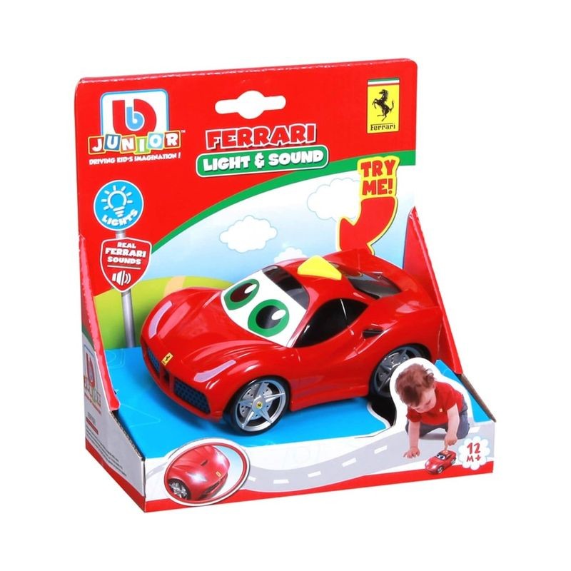 BBJ FERRARI LUCI E SUONI 5X13X7CM +12M EAN 4893998810005 INGROSSO MODELLINI AUTO LUCI E SUONI