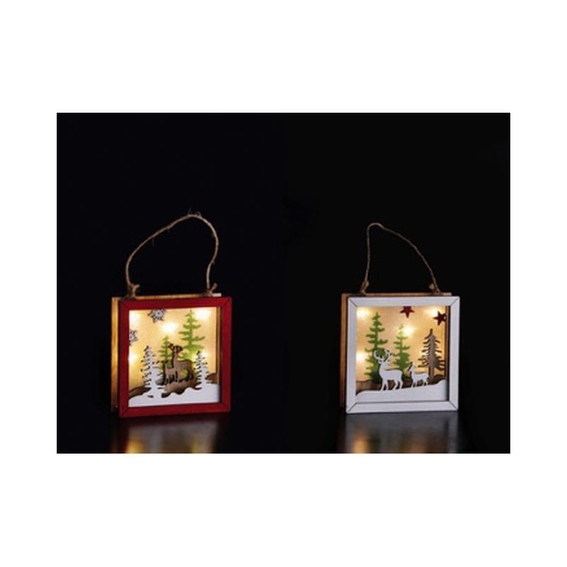 DECOR MDF PAES 5LED A2M NAT D10X3XH10 EAN 8057586091771 INGROSSO OGGETTISTICA NATALIZIA