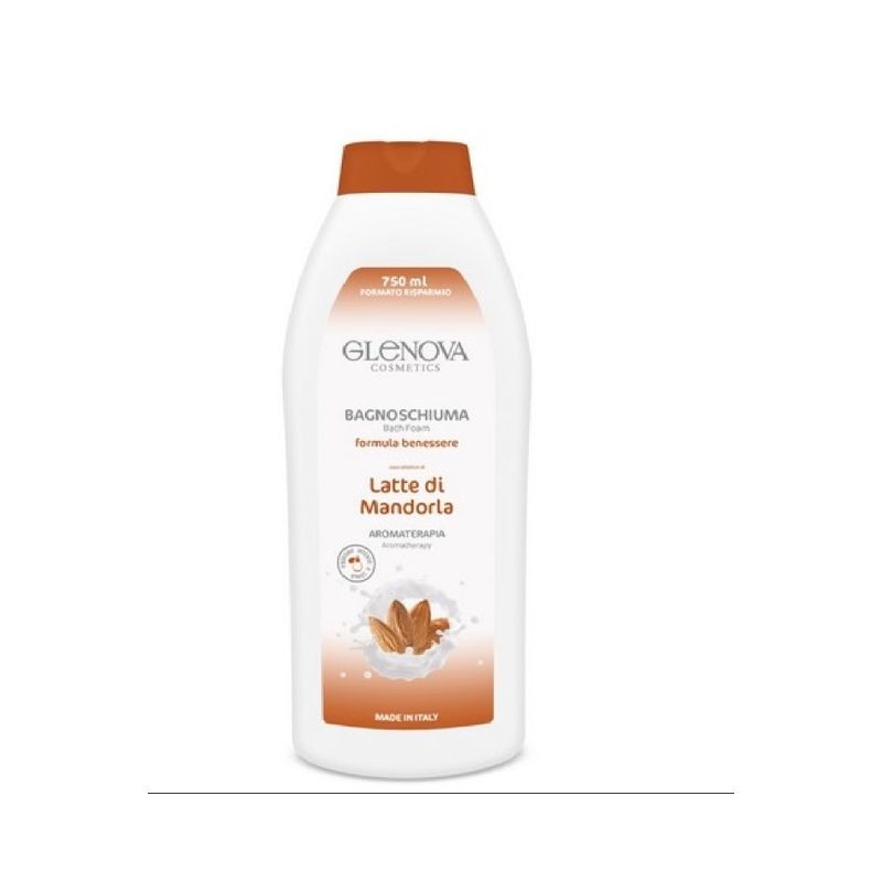 GLENOVA BAGNO 750ML LATTE DI MANDORLA EAN 8056598440560 INGROSSO DOCCIA SCHIUMA