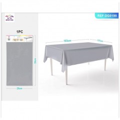 INGROSSO FESTA E PARTY TOVAGLIA ARGENTO 137X183CM 3C 8058617678985 ARTICOLI PER FESTE TOVAGLIE PER PARTY