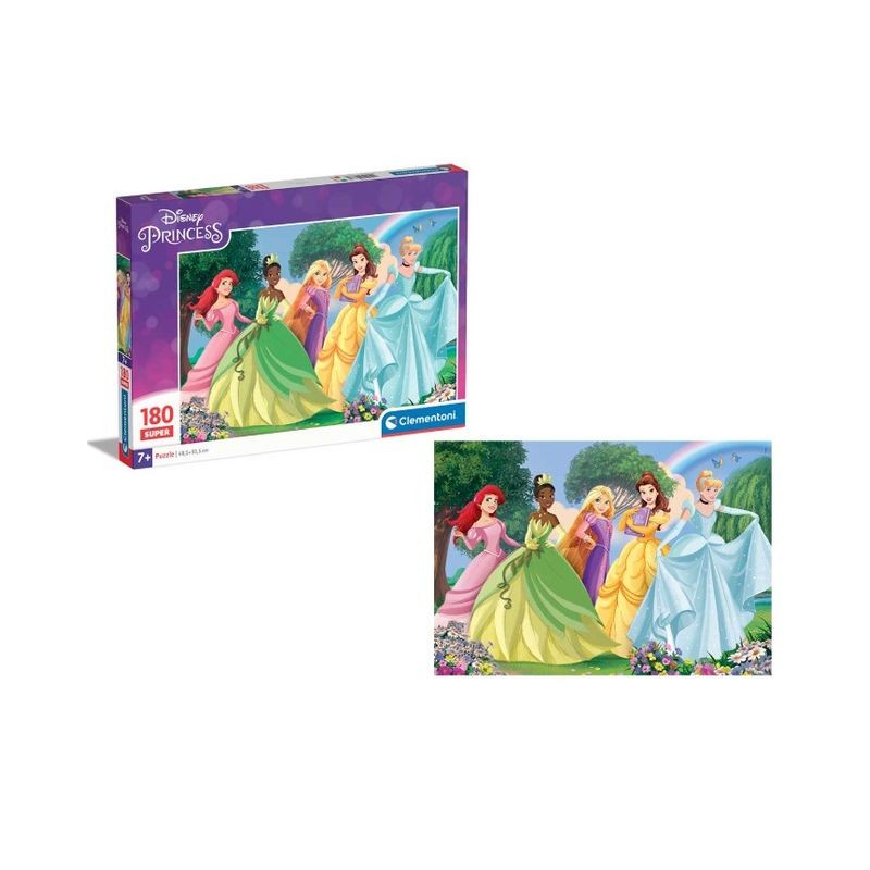 PUZZLE PZ.180 SUPER DISNEY PRINCES 29787 EAN 8005125297870 INGROSSO PUZZLE CLASSICI