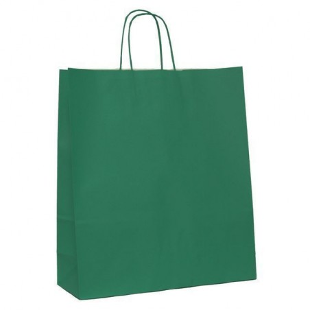 SHOPPER CARTA T.U. 22X10X29 VERDE EAN 8029307035722 INGROSSO SACCHETTI E SHOPPER REGALO