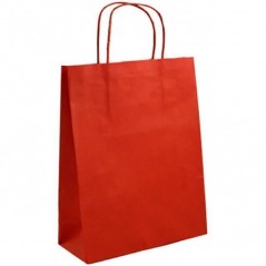 INGROSSO CARTOLERIA SHOPPER CARTA CM.45X15X50 ROSSO 8029307047428 ARITCOLI PER CONFEZIONI SACCHETTI E SHOPPER REGALO