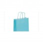 SHOPPER CARTA T.U. 22X10X29 AZZURRO EAN 8029307075452 INGROSSO SACCHETTI E SHOPPER REGALO