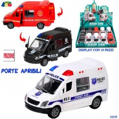 INGROSSO MODELLINO FURGONE PRONTO INTERV. PORTE APRIB. FRIZ 8057438022182 MODELLINI AUTO E VEICOLI MODELLINI AUTO A FRIZIONE