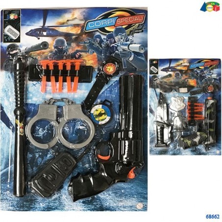 SET CORPI SPECIALI C/PISTOLA + DARDI ASS EAN 8057438024308 INGROSSO GIOCHI DA EDICOLA