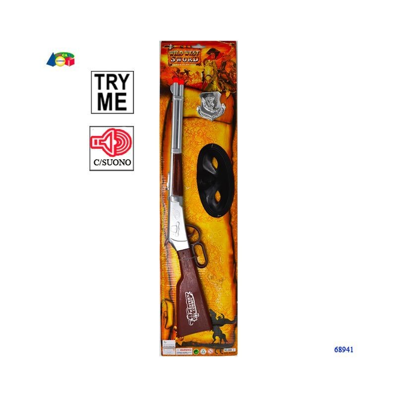 SET FUCILE COWBOY C/SUONO TRY ME EAN 8055742221550 INGROSSO GIOCHI DA EDICOLA