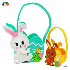 INGROSSO ARTICOLI PASQUALI CONT. FELTRO C/MANICO FORMA CONIGLIO/UOV 8057438028719 ARTICOLI DI PASQUA DECORAZIONI PER PASQUA