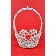 INGROSSO CESTINO MERLETTO 9CM ECRU 8033113454882 ARTICOLI NATALIZI ARTICOLI DECORAZIONI NATALIZIE