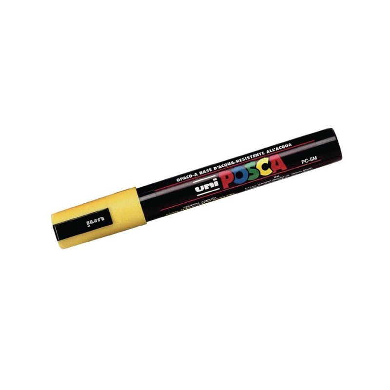 UNI POSCA PC5M GIALLO EAN 4902778916162 INGROSSO PENNARELLI MARKER