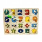 PUZZLE LEGNO /LAVAGNA EAN 5999572780784 INGROSSO GIOCHI IN LEGNO