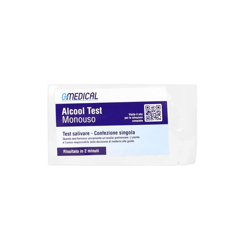 ALCOOL TEST MONOUSO EAN 8057500166103 INGROSSO PRODOTTI PER LA SALUTE