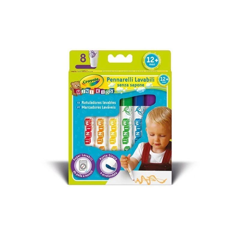 COLORI FIBRA MINI KIDS PZ.8 EAN 5010065083247 INGROSSO PENNARELLI