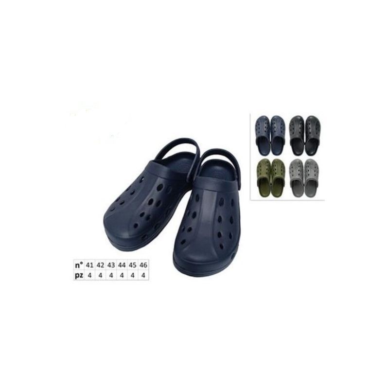 CIABATTA UOMO TRAFORATA COL. 41-46 EAN 8034048617762 INGROSSO CIABATTE E SCARPE MARE