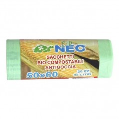 INGROSSO CASALINGHI SACCO BIOCOMP. 50X60 PZ.10 VERDE 8002461382086 PRODOTTI PULIZIA SACCHI SPAZZATURA