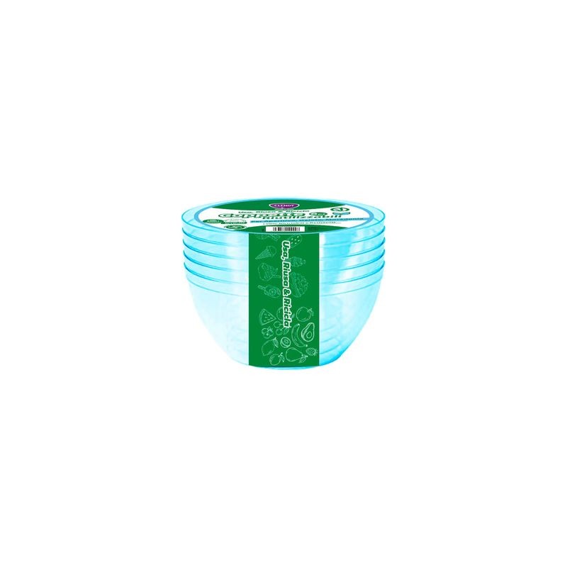COPPETTE 6PZ RIUT. AZZURRO EAN 8033532109998 INGROSSO CIOTOLE E INSALATIERE