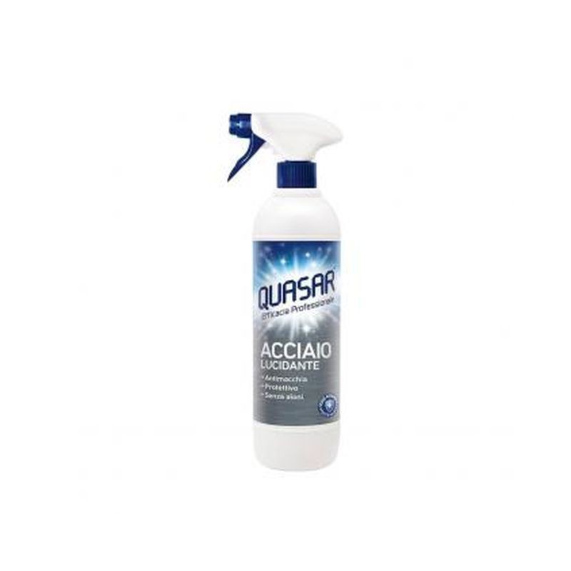 QUASAR 680ML ACCIAIO SPRAY EAN 8008731005761 INGROSSO ACCESSORI PULIZIA