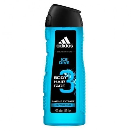 ADIDAS SHOWER GEL 400 ML FUNCTIONAL ICE EAN 3607340717635 INGROSSO DEODORANTI