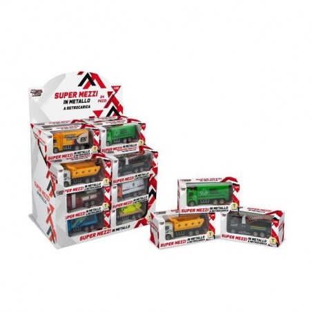 MEZZI SPECIALI 12 ASS 24PZ 1:64 EAN 8017967656425 INGROSSO MODELLINI AUTO