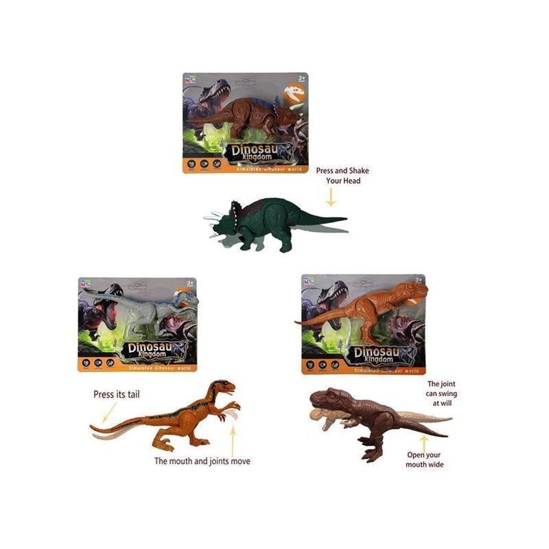 DINOSAURO DINOSAUR KINGDOM 3ASS (20,3X16 EAN 8021029968845 INGROSSO ANIMALI GIOCATTOLO