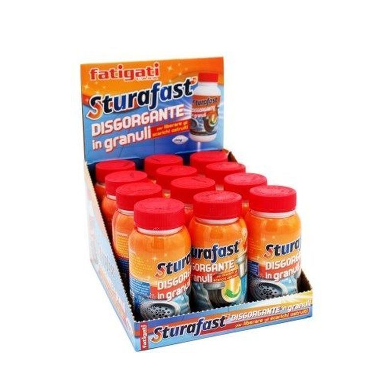 DISGORGANTE IN GRANULI STURAFAST 250GR EAN 8011690461257 INGROSSO IDRAULICA