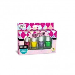 INGROSSO GIOCATTOLI SET 4 SMALTI MISS CARINA 8017967801320 MAKE UP PER BIMBE TRUCCHI IN SCATOLA PER BIMBE