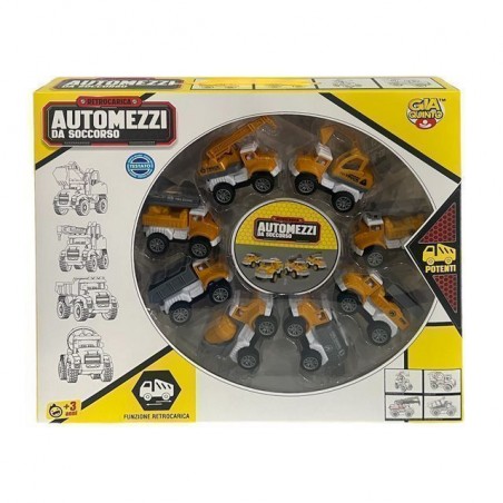 INGROSSO GIOCATTOLI AUTOMEZZI DA SOCCORSO GVC-8307 8058486083071 MACCHININE MODELLINI AUTO