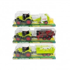 INGROSSO GIOCATTOLI TRATTORE C/RIMORCHIO ASS. GVC-9891 8058486098914 MACCHININE MODELLINI AUTO