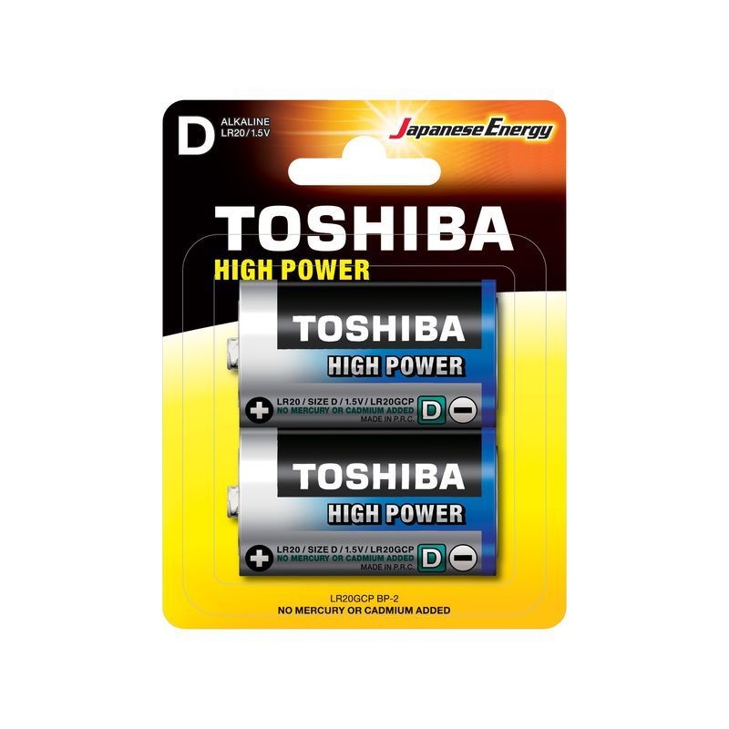 TOSHIBA PILE ALK LR20 (D) TORCIA PZ.2 EAN 4904530592515 INGROSSO PILE STILO MINISTILO ALTRO