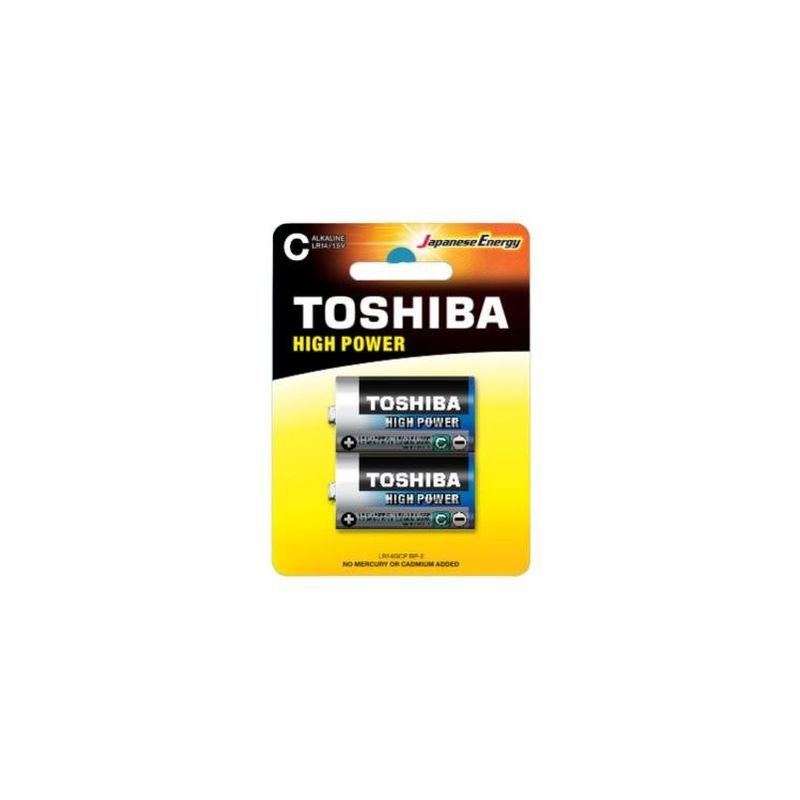 TOSHIBA PILE ALK LR14 (C)1/2 TORCIA PZ.2 EAN 4904530592522 INGROSSO PILE STILO MINISTILO ALTRO