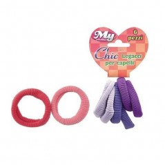 INGROSSO PROFUMERIA LEGACCI CAPELLI 6PZ CHIC 8000061034862 ACCESSORI PER CAPELLI ELASTICI E FASCE PER CAPELLI
