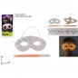 MASCHERA LUMINOSA TESCHIO/FANTASMA EAN 8053482350066 INGROSSO MASCHERE DI HALLOWEEN