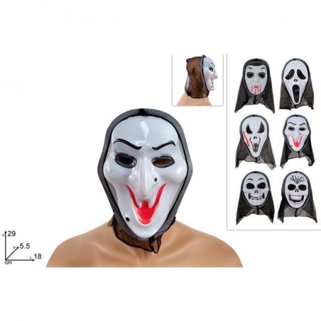 INGROSSO HALLOWEEN MASCHERA MOSTRO 6 ASSORTIMENTI 8053482393094 ARTICOLI HALLOWEEN MASCHERE DI HALLOWEEN