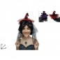 CERCHIETTO CAPPELLO C/RAGNO C/VELO 2 COL EAN 8053482295404 INGROSSO CAPPELLI E CERCHIETTI HALLOWEEN