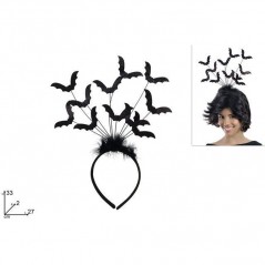 INGROSSO HALLOWEEN CERCHIETTO PIPISTRELLI 8053482350028 ARTICOLI HALLOWEEN CAPPELLI E CERCHIETTI HALLOWEEN