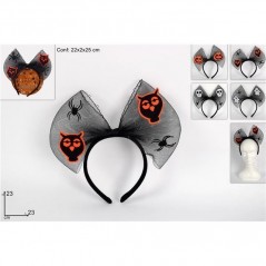 INGROSSO HALLOWEEN CERCHIETTO HALLOWEEN C/VELO 8033113954849 ARTICOLI HALLOWEEN CAPPELLI E CERCHIETTI HALLOWEEN