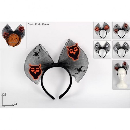 INGROSSO HALLOWEEN CERCHIETTO HALLOWEEN C/VELO 8033113954849 ARTICOLI HALLOWEEN CAPPELLI E CERCHIETTI HALLOWEEN